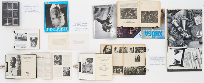 <em>Installation view (vitrine): Photo book! Photo-book! Photobook!</em> curated by Sean O'Toole, 11 February–21 May 2022. Image © A4 Arts Foundation.